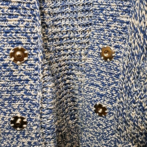 Old Navy Chunky Knit Belted Wrap Cardigan Sweater Cozy Shawl Collar Like New - Picture 4 of 4